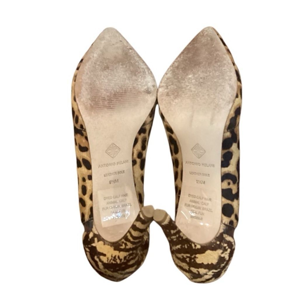 ANTONIO MELANI Carlenie Animal Print Calf Hair 9.5 - Picture 15 of 15